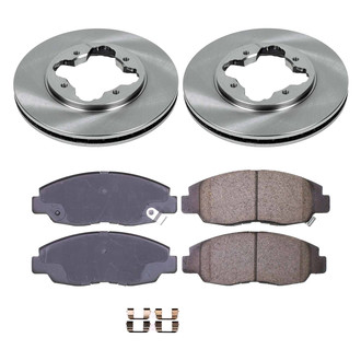 Callahan Brake Parts® - Plain Front Brake Kit