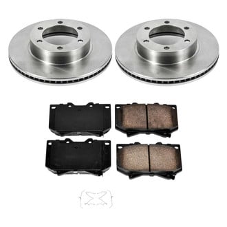 Callahan Brake Parts® - Plain Front Brake Kit