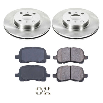 Callahan Brake Parts® - Plain Front Brake Kit
