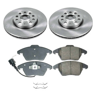 Callahan Brake Parts® - Plain Front Brake Kit