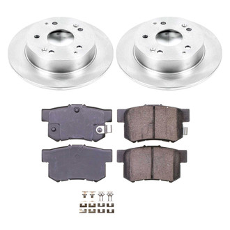 Callahan Brake Parts® - Plain Rear Brake Kit