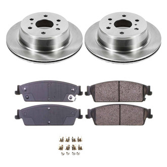 Callahan Brake Parts® - Plain Rear Brake Kit