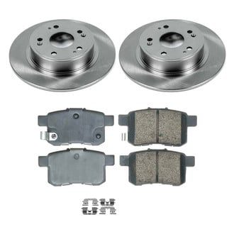 Callahan Brake Parts® - Plain Rear Brake Kit