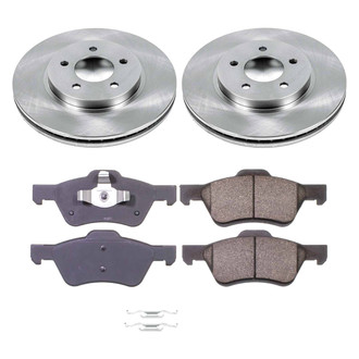 Callahan Brake Parts® - Plain Front Brake Kit