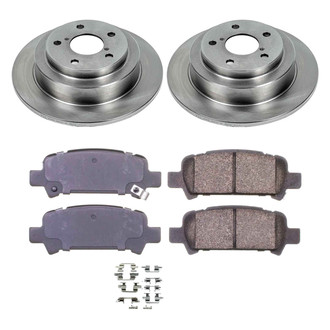 Callahan Brake Parts® - Plain Rear Brake Kit