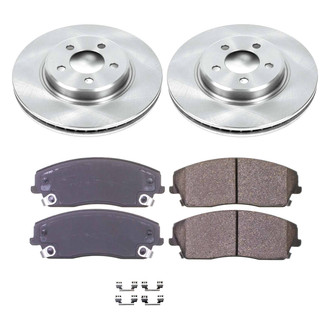 Callahan Brake Parts® - Plain Front Brake Kit