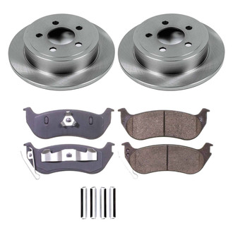 Callahan Brake Parts® - Plain Rear Brake Kit