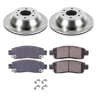 Callahan Brake Parts® - Plain Rear Brake Kit