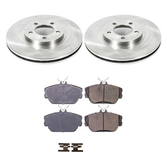 Callahan Brake Parts® - Plain Front Brake Kit