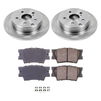 Callahan Brake Parts® - Plain Rear Brake Kit