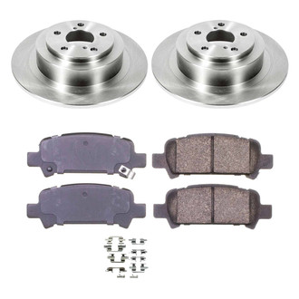 Callahan Brake Parts® - Plain Rear Brake Kit
