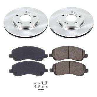 Callahan Brake Parts® - Plain Front Brake Kit