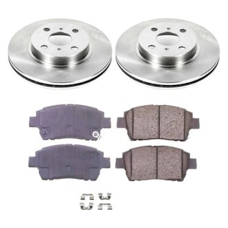 Callahan Brake Parts® - Plain Front Brake Kit