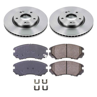 Callahan Brake Parts® - Plain Front Brake Kit