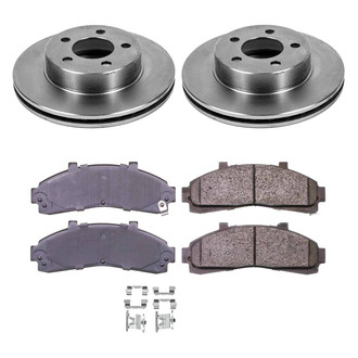Callahan Brake Parts® - Plain Front Brake Kit