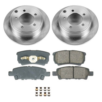 Callahan Brake Parts® - Plain Rear Brake Kit