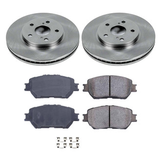 Callahan Brake Parts® - Plain Front Brake Kit