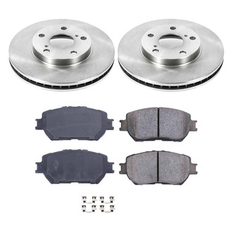 Callahan Brake Parts® - Plain Front Brake Kit