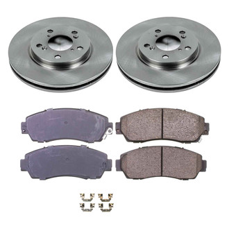 Callahan Brake Parts® - Plain Front Brake Kit