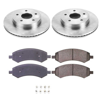 Callahan Brake Parts® - Plain Front Brake Kit