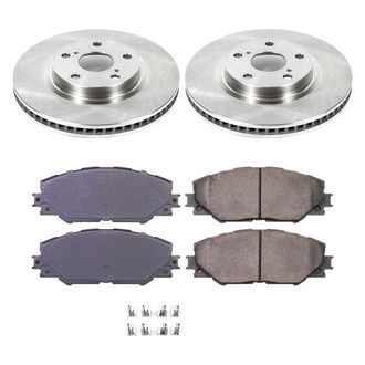 Callahan Brake Parts® - Plain Front Brake Kit