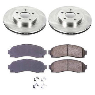 Callahan Brake Parts® - Plain Front Brake Kit
