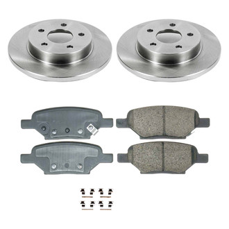 Callahan Brake Parts® - Plain Rear Brake Kit