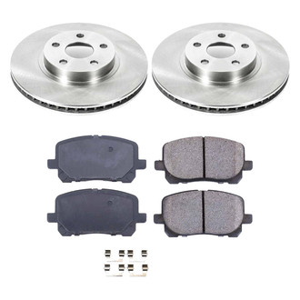 Callahan Brake Parts® - Plain Front Brake Kit