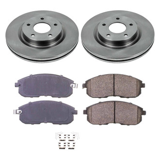 Callahan Brake Parts® - Plain Front Brake Kit