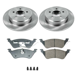 Callahan Brake Parts® - Plain Rear Brake Kit