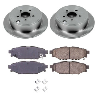 Callahan Brake Parts® - Plain Rear Brake Kit
