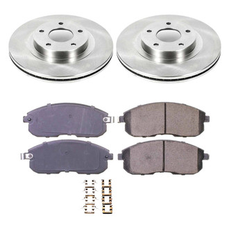 Callahan Brake Parts® - Plain Front Brake Kit