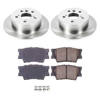 Callahan Brake Parts® - Plain Rear Brake Kit