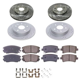 Callahan Brake Parts® - Drilled & Slotted Brake Kit