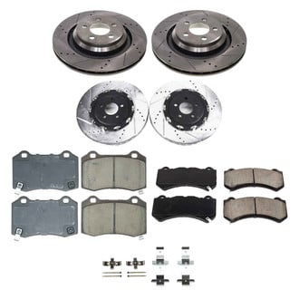 Callahan Brake Parts® - Drilled and Slotted Front and Rear Brake Kit
