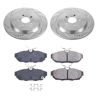 Callahan Brake Parts® - Drilled and Slotted Rear Brake Kit