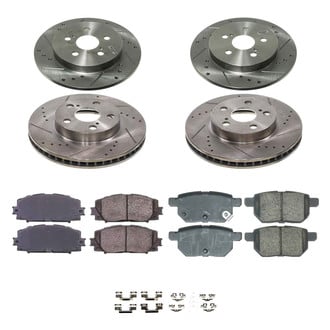 Callahan Brake Parts® - Drilled and Slotted Brake Kit