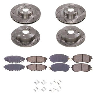 Callahan Brake Parts® - Drilled & Slotted Brake Kit