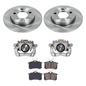 Callahan Brake Parts® - Plain Brake Kit with Calipers