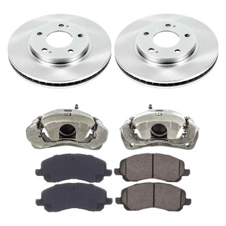 Callahan Brake Parts® - Plain Front Brake Kit with Calipers