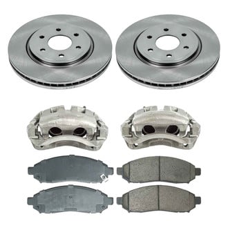 Callahan Brake Parts® - Plain Front Brake Kit with Calipers