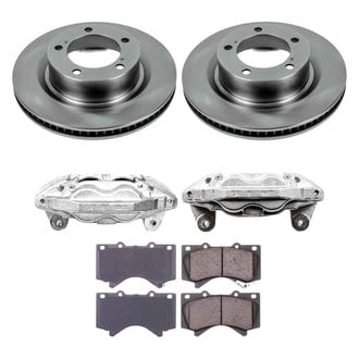 Callahan Brake Parts® K023726 - Plain Front Brake Kit with Calipers