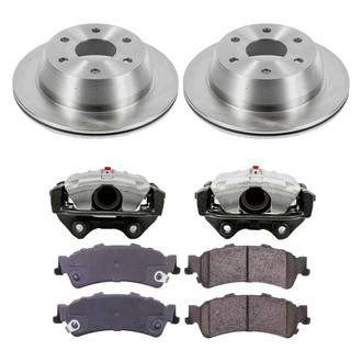 Callahan Brake Parts® - Plain Brake Kit with Calipers