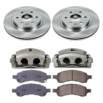 Callahan Brake Parts® - Plain Brake Kit with Calipers