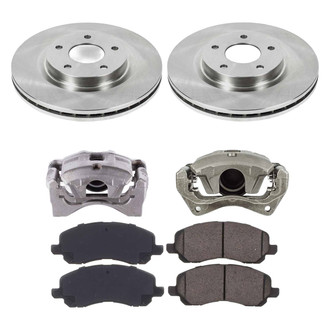 Callahan Brake Parts® - Plain Brake Kit with Calipers