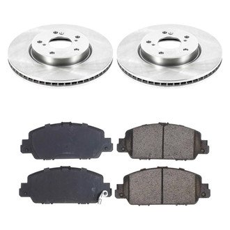 Callahan Brake Parts® - Plain Front Brake Kit