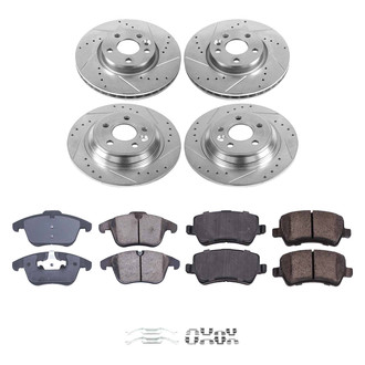Callahan Brake Parts® - Drilled & Slotted Brake Kit