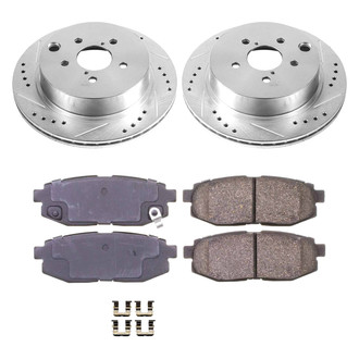 Callahan Brake Parts® - Drilled and Slotted Rear Brake Kit