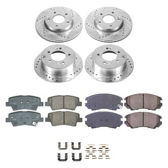 Callahan Brake Parts® - Drilled and Slotted Brake Kit