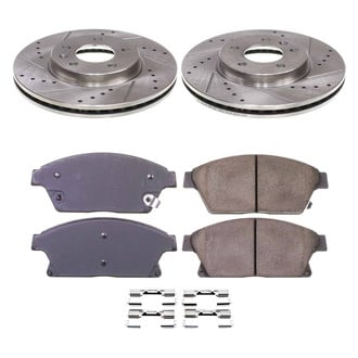 Callahan Brake Parts® - Drilled and Slotted Front Brake Kit